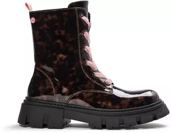 Gioseppo Lace-up Ankle Boot in Faux Leather braun