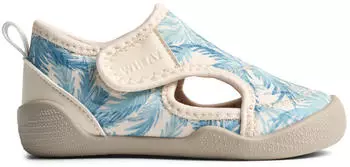 Wheat Beach Shoe Swirl Sandale palm blue