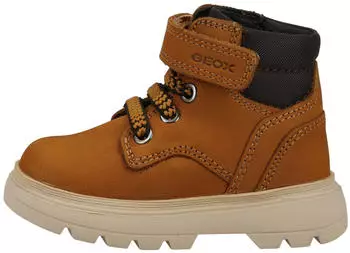 Geox Stiefelette Leder/Textil gelb