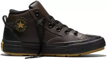 Converse Chuck Taylor All Star Malden Street Boot gef&uuml;ttert wasserabweisendes Leder fresh brew/schwarz/struck gold