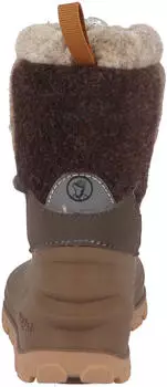 Lurchi Jan 1 Barefoot Winterboots mit Kontrastbesatz braun/taupe