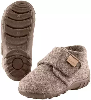 Sterntaler Chaussons Uni braun