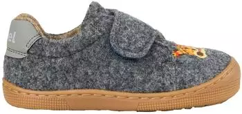 Koel Dan Print Hausschuhe Barfußschuhe Wollfilz dunkelgrau