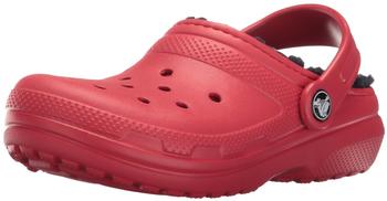 Crocs Kids Fuzz Lined Clog (203506) pepper/navy