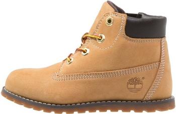 Timberland Pokey Pine Hook-and-Loop Boot 6-Inch Side Zip wheat