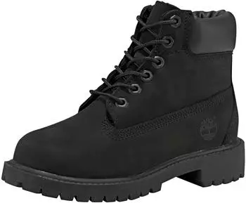 Timberland Icon 6-Inch Premium Kids black nubuck