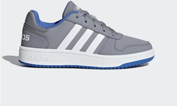 Adidas Hoops 2.0 K grey/ftwr white/blue