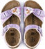 Birkenstock Rio Kids Frozen Winter Dream lilac