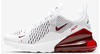 Nike Air Max 270 Kids white/challenge red/gym red/team red