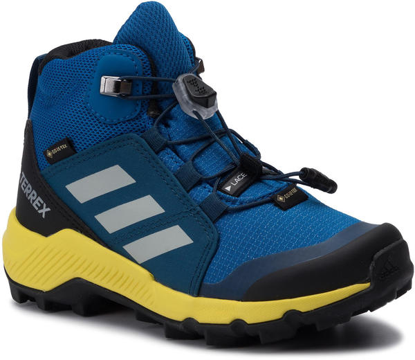 Adidas Terrex Mid GTX K blue beauty/grey one/shock yellow