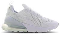 Nike 943345-103, Nike Air Max 270 Big Sneaker Kinder - white/white-metallic...