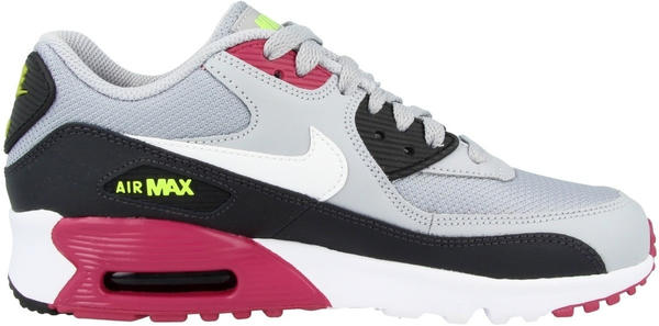 Nike Air Max 90 Mesh GS (833418) wolf grey/white/rush pink/volt