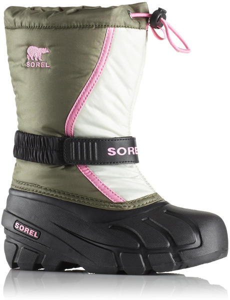 Sorel Youth Flurry hiker green/pink