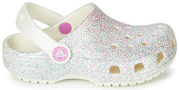 Crocs Kids Classic Glitter Clog oyster