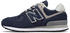 New Balance 574 Core Kids' navy with grey