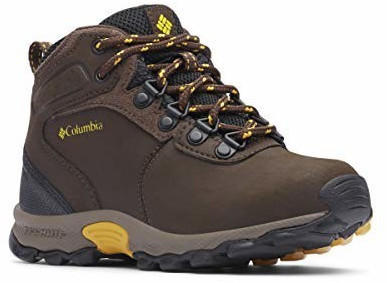 Columbia Children's Newton Ridge Shoe (1719312) cordovan/golden yellow