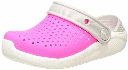 Crocs Kids' LiteRide Clog (205964) electric pink/white