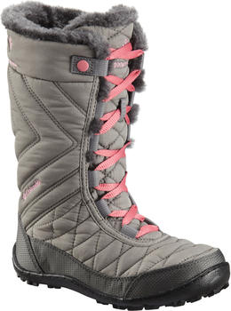 Columbia Youth Minx Mid III WP Omni-Heat Snow Boots (1790111) stratus camellia rose