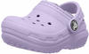 Crocs Kids Fuzz Lined Clog (203506) lavender