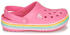 Crocs Crocband Rainbow Glitter Clog (206151) pink lemonade