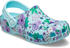 Crocs Preschool Classic Floral Clog (206146) ice blue