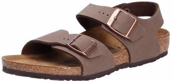Birkenstock New York Kids Birko-Flor Pull Up brown (schmal)