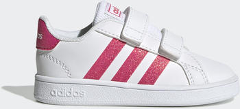 Adidas Grand Court Kids cloud white/real pink/cloud white