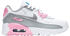 Nike Air Max 90 Kids light solar flaire/heather/white/pink/metallic silver