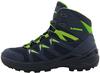 Lowa Kid's Innox Pro GTX Mid (6401169701) steel blue/lime