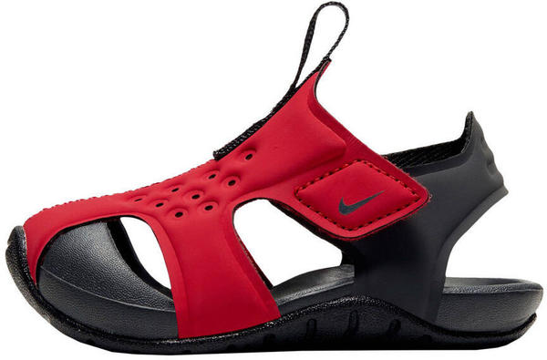 Nike Kinder-Sneakers Sunray Protect 2 rot/schwarz/grau (943827-603)