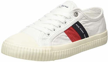 Pepe Jeans Kinder-Sneakers Malibu weiß/braun/grün (PBS30427)