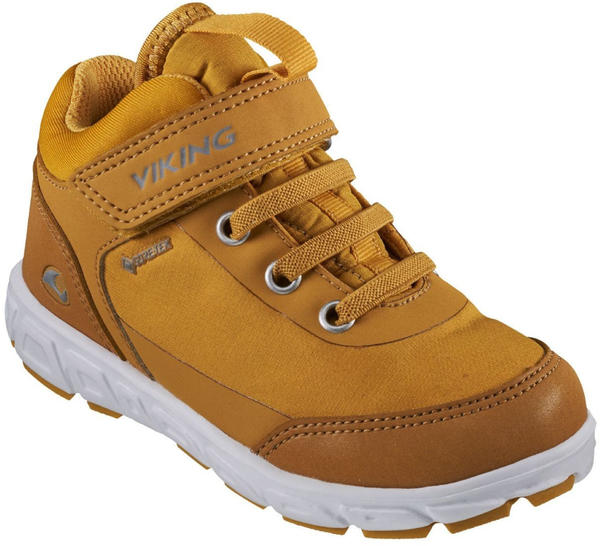 Viking Footwear Viking Kinder-Sneakers Spectrum R Mid GTX gelb/grau/weiß/orange (3-50020-7003-25)