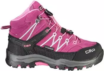 CMP Kids Boots Rigel Mid WP berry/pink fluo (3Q12944-05HF)