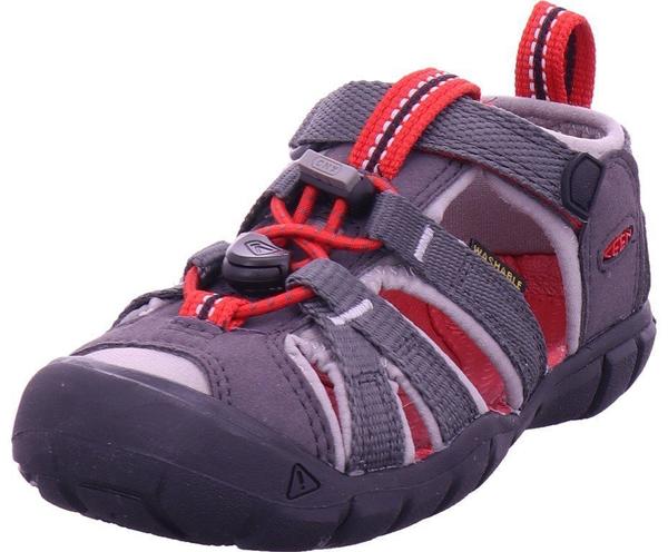 Keen Footwear Keen Kinder-Wanderschuhe Seacamp II Cnx grau/schwarz/rot (1022970)