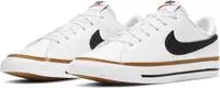 Nike DA5380-102, Nike Court Legacy Sneaker Kinder - wei&szlig;/schwarz/braun - 35.5
