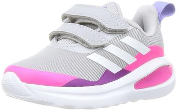 Adidas FortaRun Double Strap Kids grey two/cloud white/shock pink