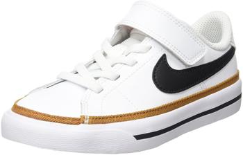 Nike Court Legacy Small Kids white/black/desert ochre/gum light brown/black
