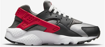 Nike Huarache Run GS dark smoke grey/light smoke grey/smoke grey/university red
