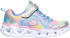 Skechers Heart Lights - Rainbow Lux silver/multi