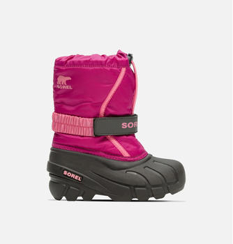 Sorel Childrens Flurry Boot (1855252) deep blush/tropic pink