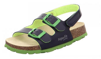 Superfit Pantoffel FUSSBETTPANTOFFEL Blau/Grün (0-600124-8100)