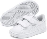 Puma 365174, PUMA Smash V2 Leder Baby-Sneaker mit Klettverschluss PUMA white/PUMA