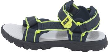 Jack Wolfskin Seven Seas 3 Kids (4040061) blue lime – Jack Wolfskin Seven Seas 3 Kids – Robuste Materialwahl für aktive Kinderfüße