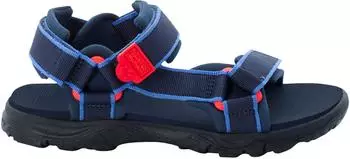 Jack Wolfskin Seven Seas 3 Kids (4040061) blue/red – Jack Wolfskin Seven Seas 3 Kids (4040061) blue/red: Perfekte Kindersandalen für den Sommer