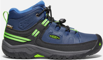 Keen Targhee Mid WP Kids blue opal/bright green