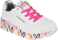Skechers Sneaker "UNO LITE-LOVELY LUV", Schn&uuml;rschuh mit bedruckter Sohle,
