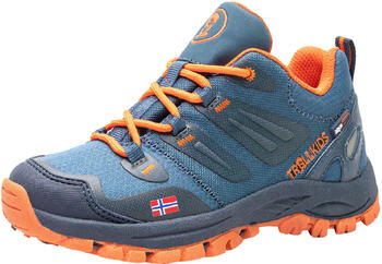 Trollkids Kids Rondane Hiker Low misty blue/yellow