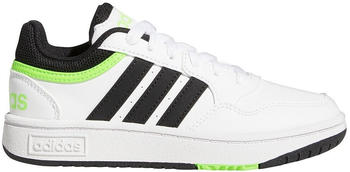 Adidas Hoops 3.0 Kids cloud white/core black/solar green