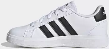 Adidas Grand Court Lace-Up Kids cloud white/core black/core black Adidas Grand Court Lace-Up Kids cloud white/core black/core black