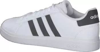 Adidas Grand Court Lace-Up Kids cloud white/core black/core black – Stylischer Komfort für kleine Füße